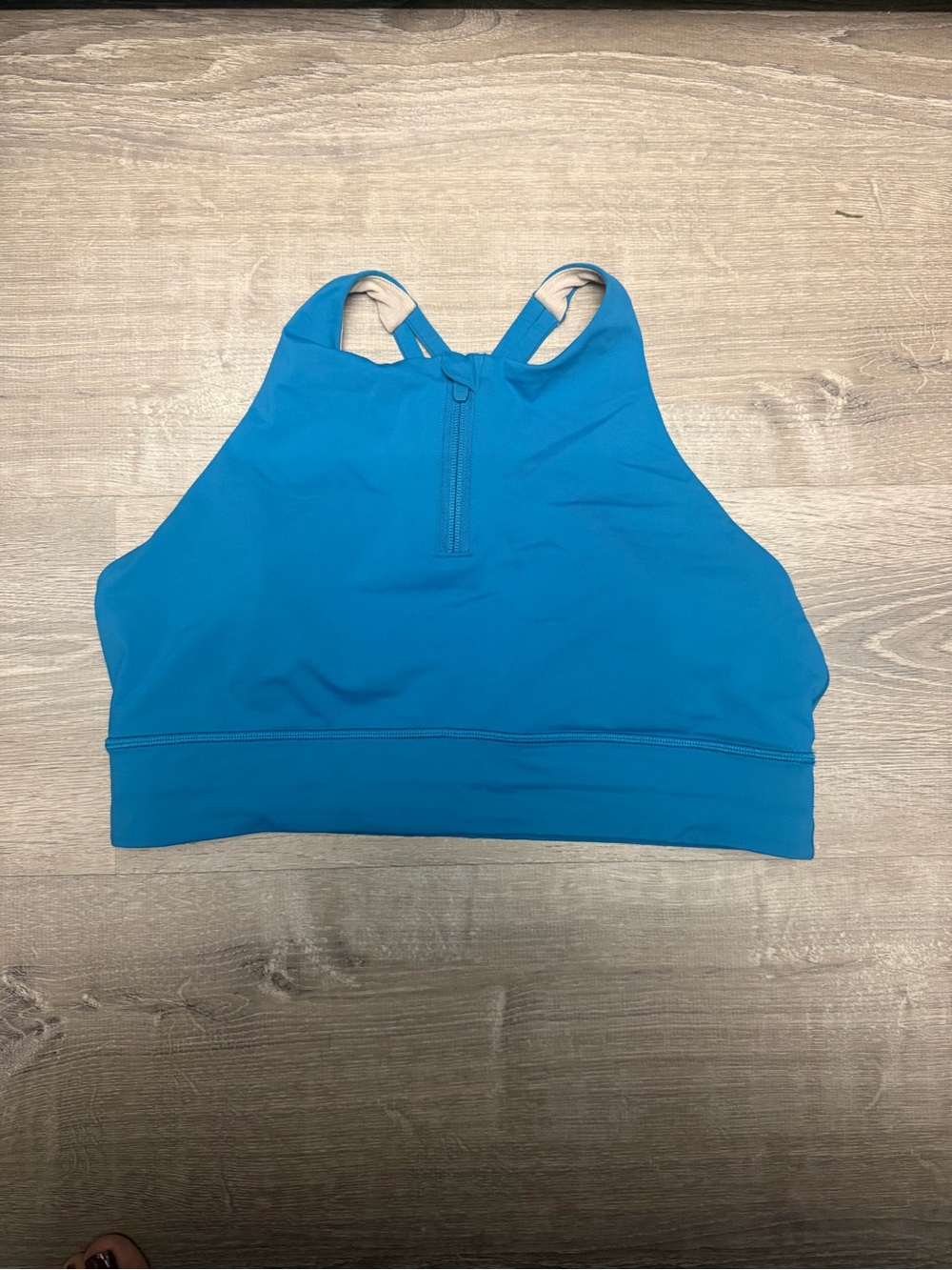 lululemon athletica Teal High-Neck Sports bra